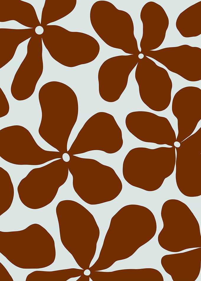 Minimalist Retro Flower 08