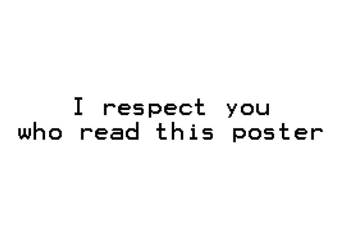 i respect you