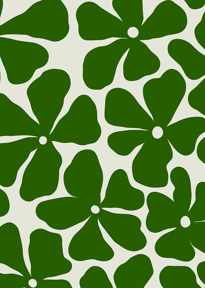 Minimalist Retro Flower 09