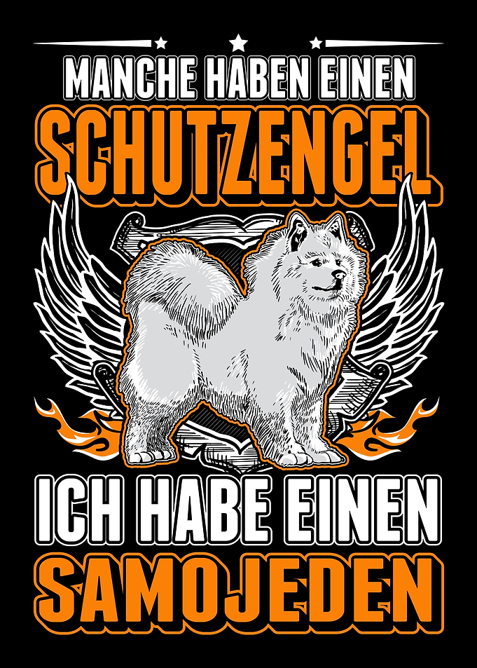 Samojede Schutzengel Schli