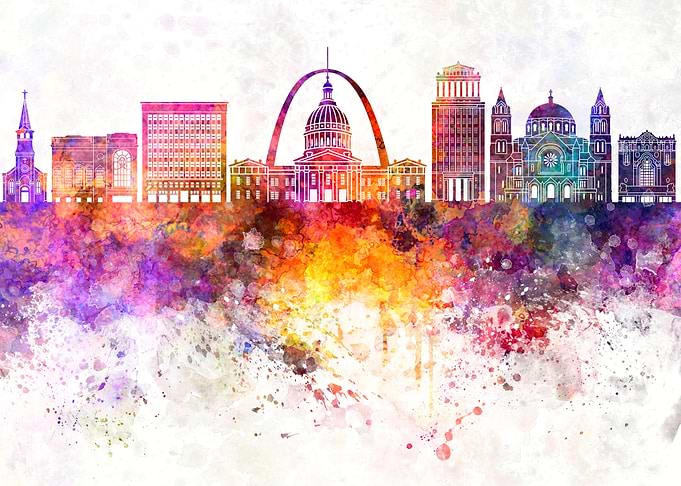 Saint Louis watercolor