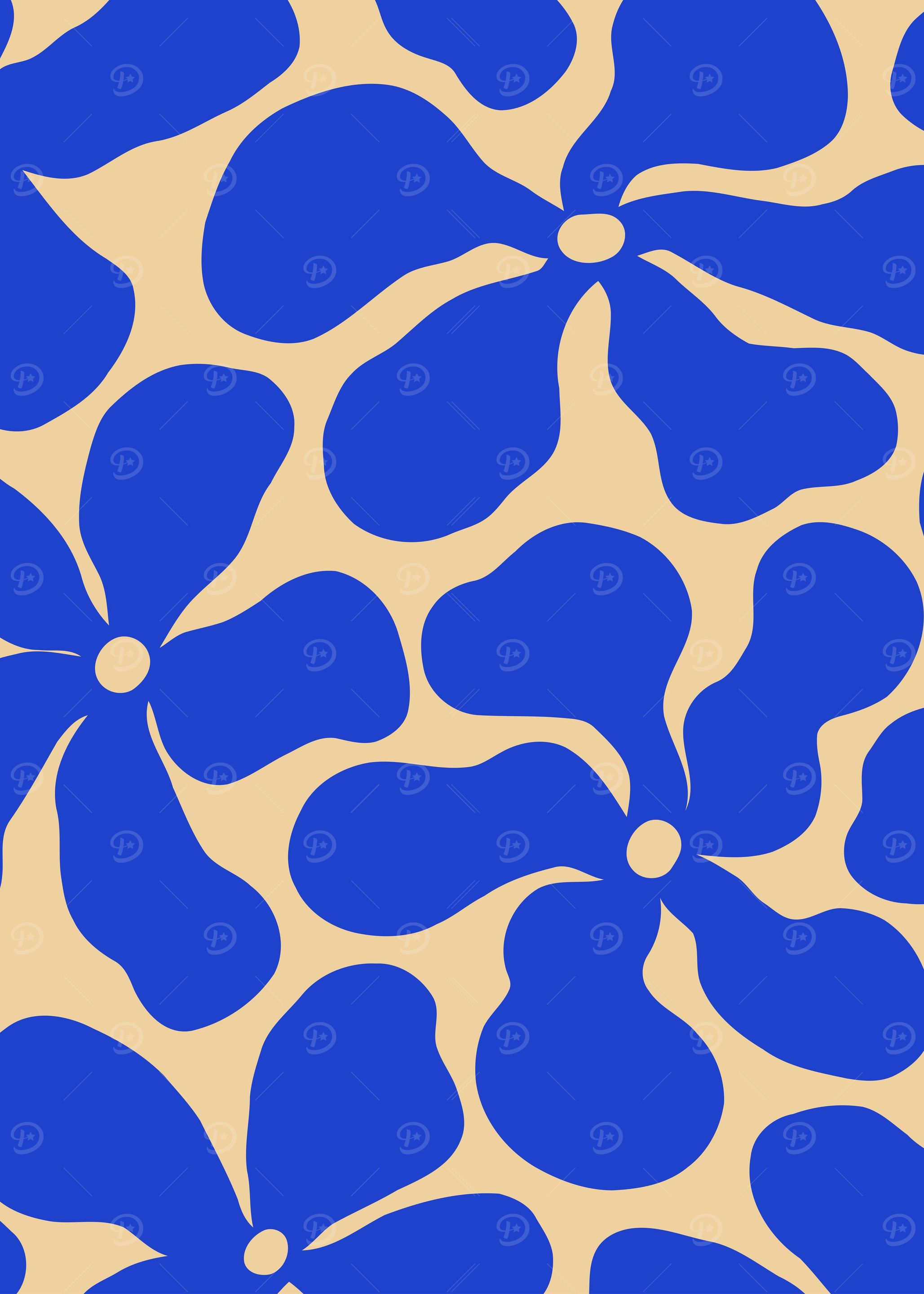 Minimalist Retro Flower 05
