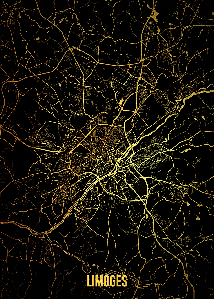 Limoges Gold Map