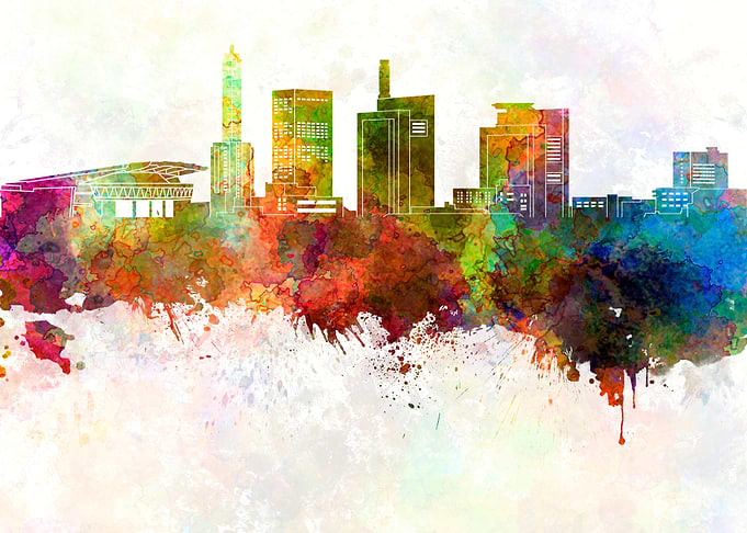 Saitama skyline