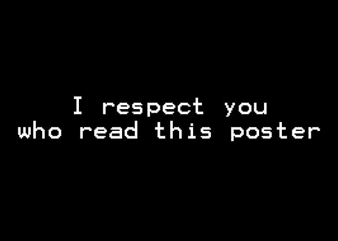 i respect you