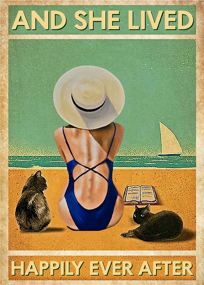Cat And She Lived Happily