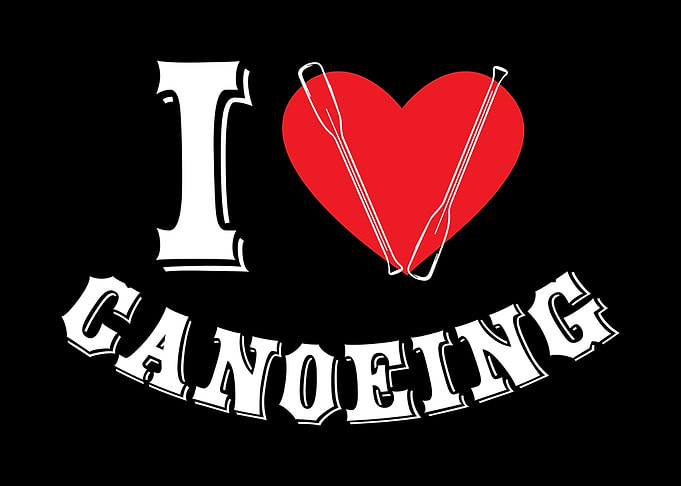 I Love Canoeing Canoe Gift