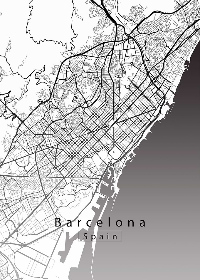Barcelona City Map
