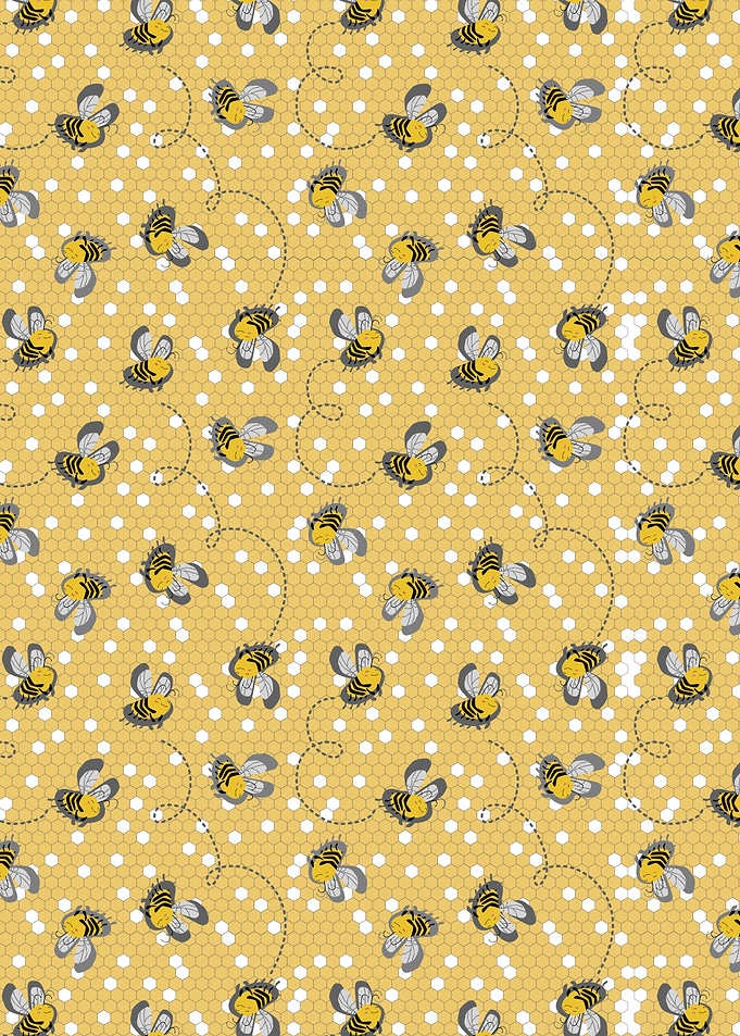 Sweet Honey Bee Pattern