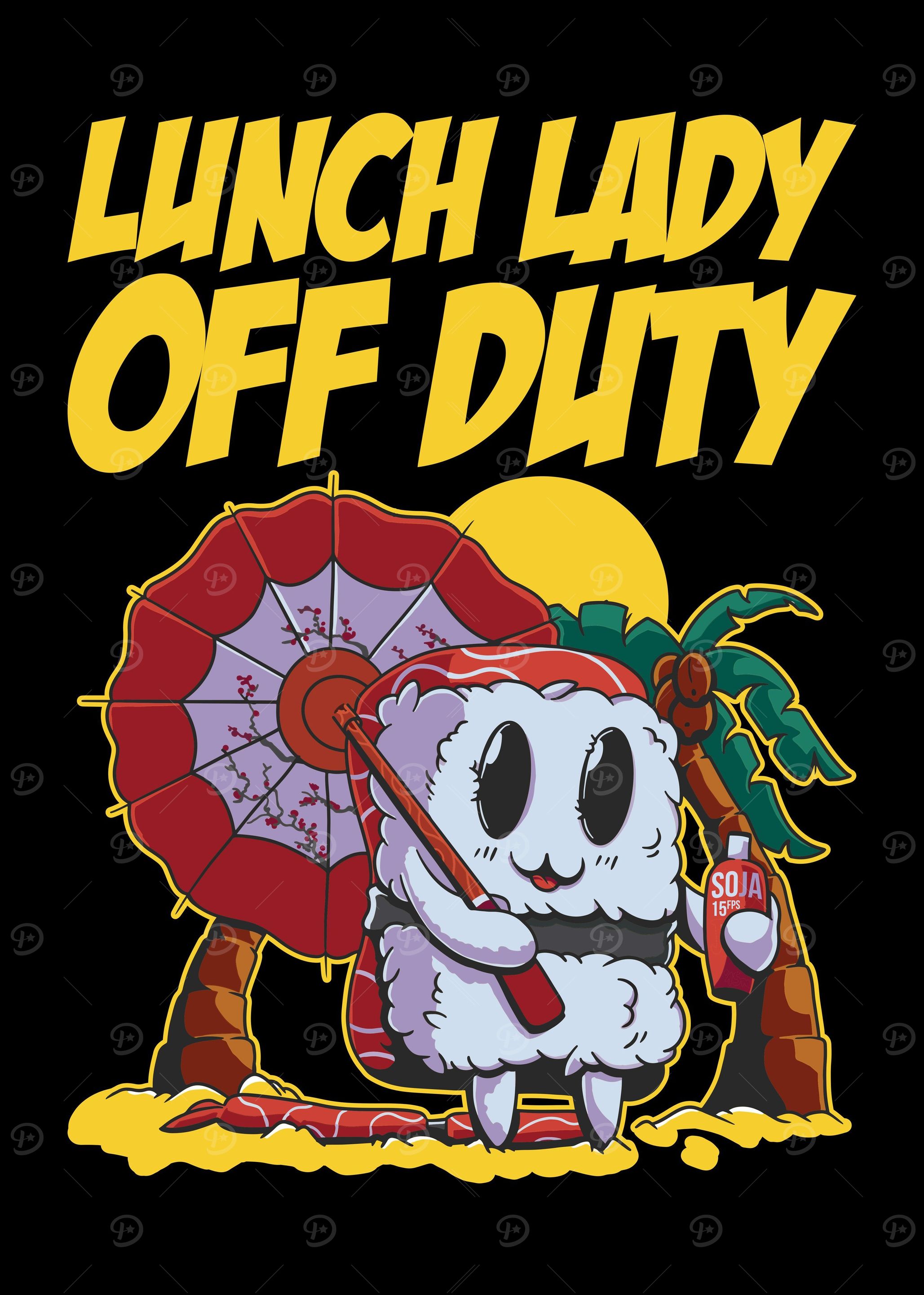 Lunch Lady Off Duty
