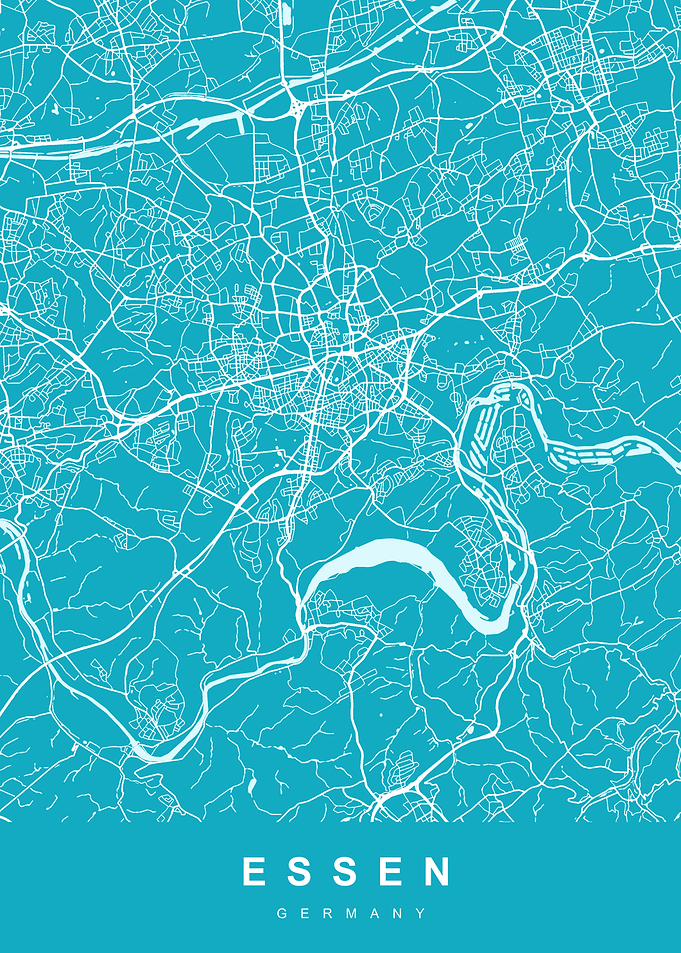 ESSEN Map GERMANY