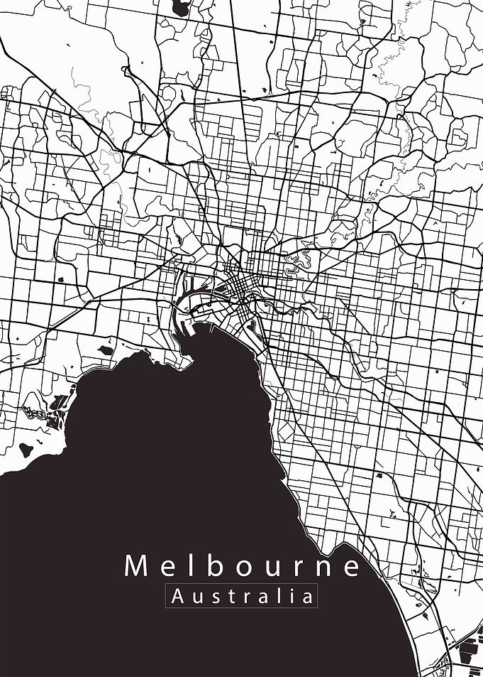 Melbourne City Map