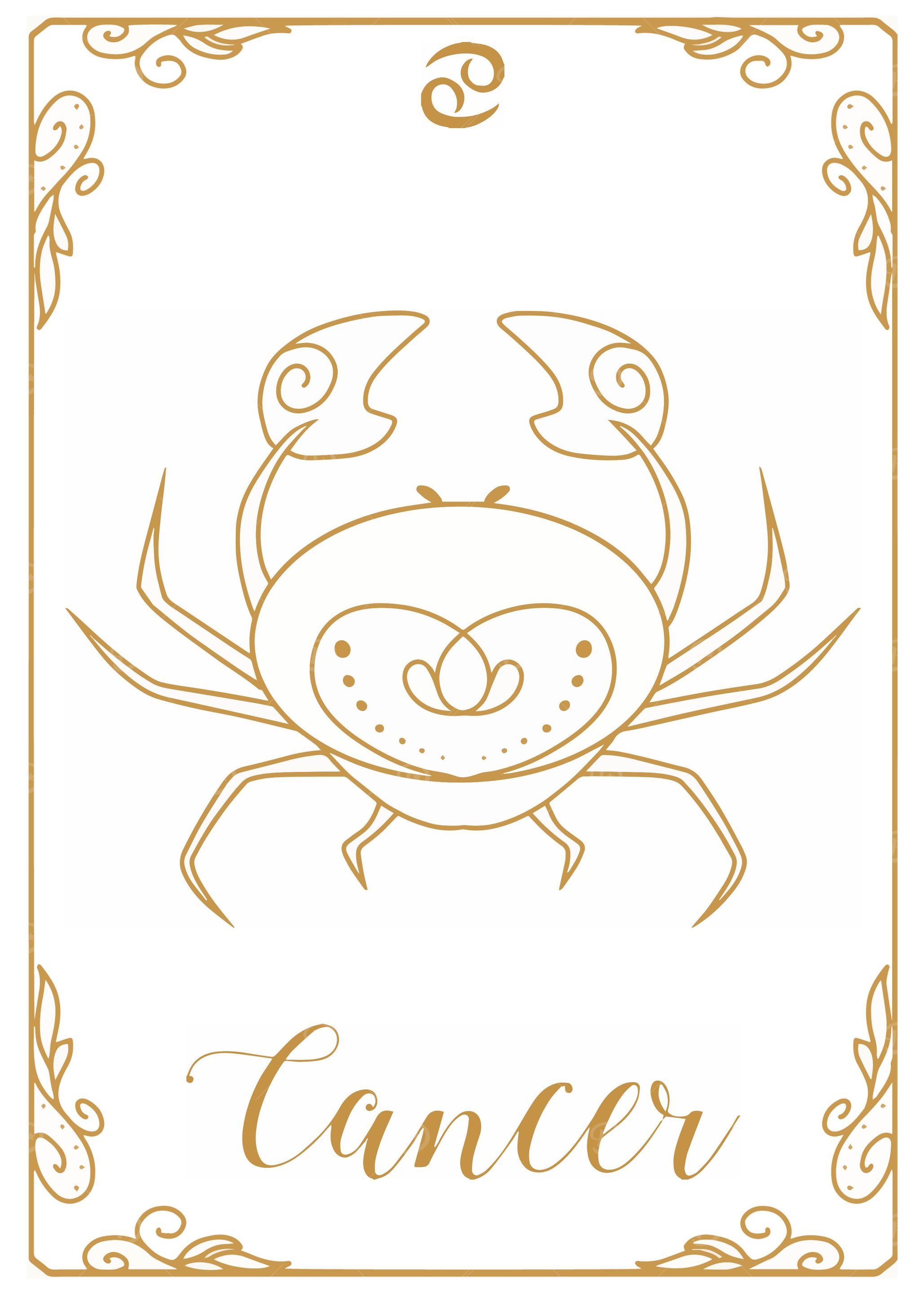 Zodiac Cancer Sign Poster