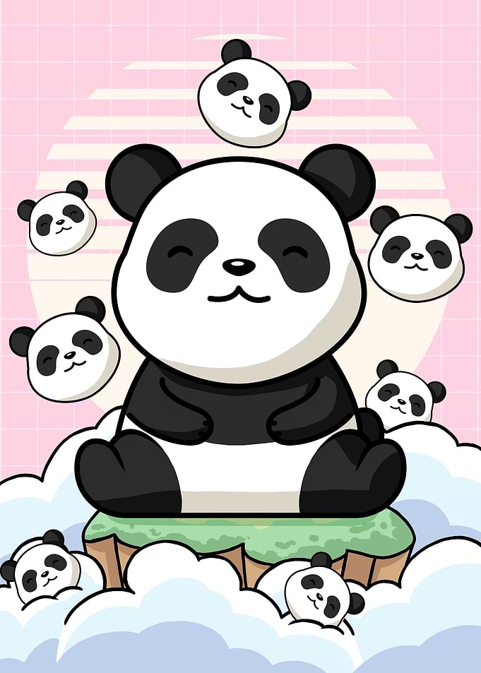 Japanese Kawaii Panda Bear