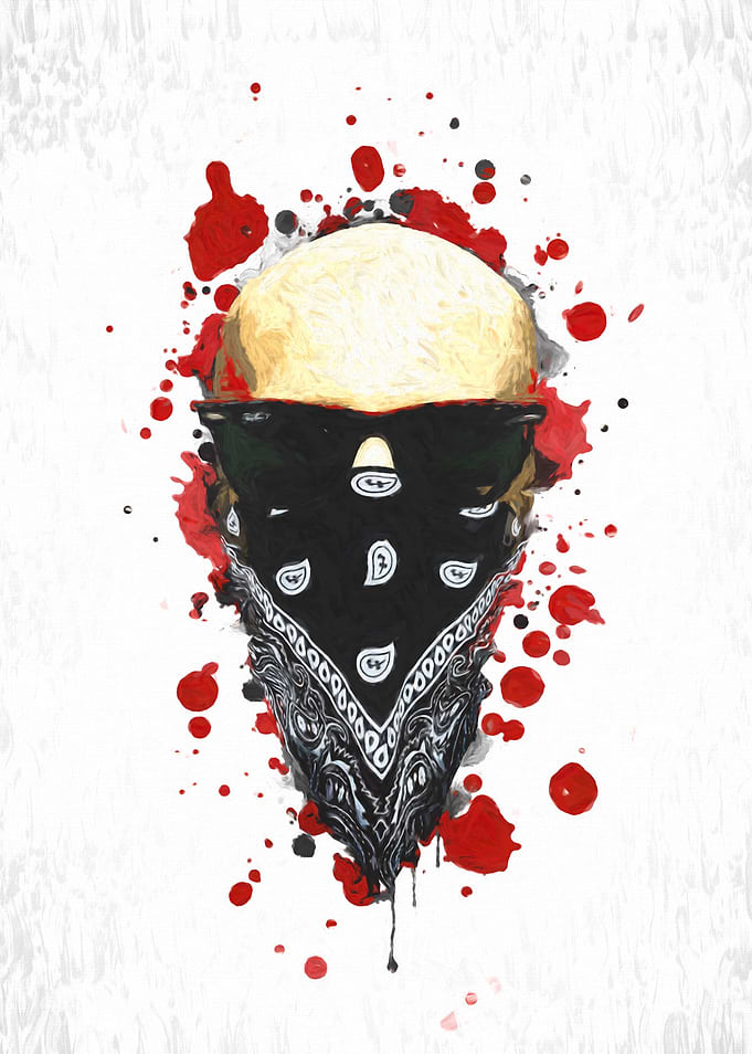 Bloody Rap Skull