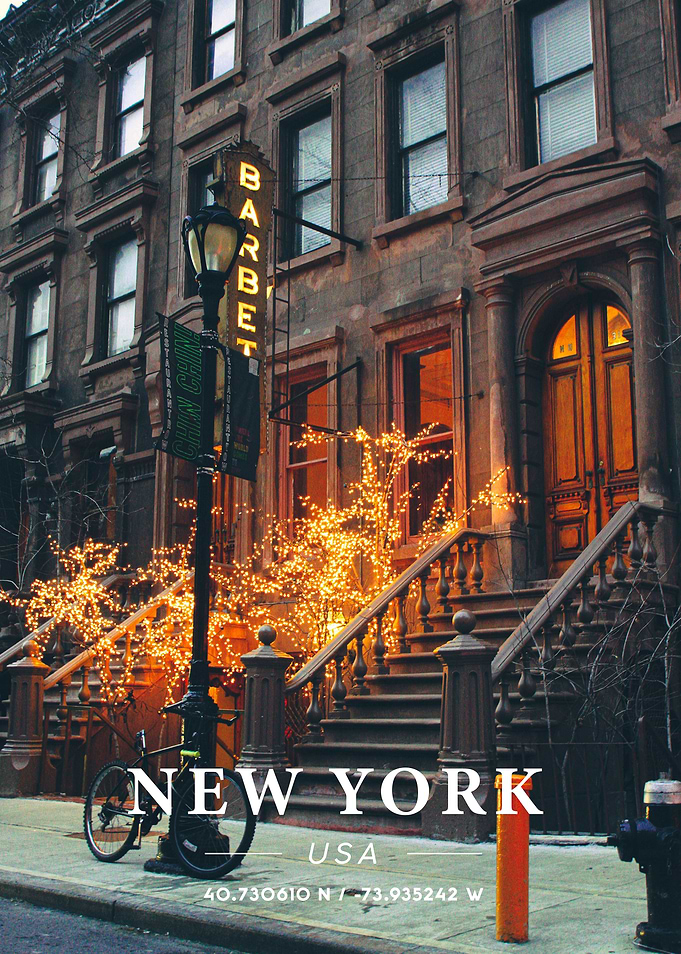 New York Coordinate Art