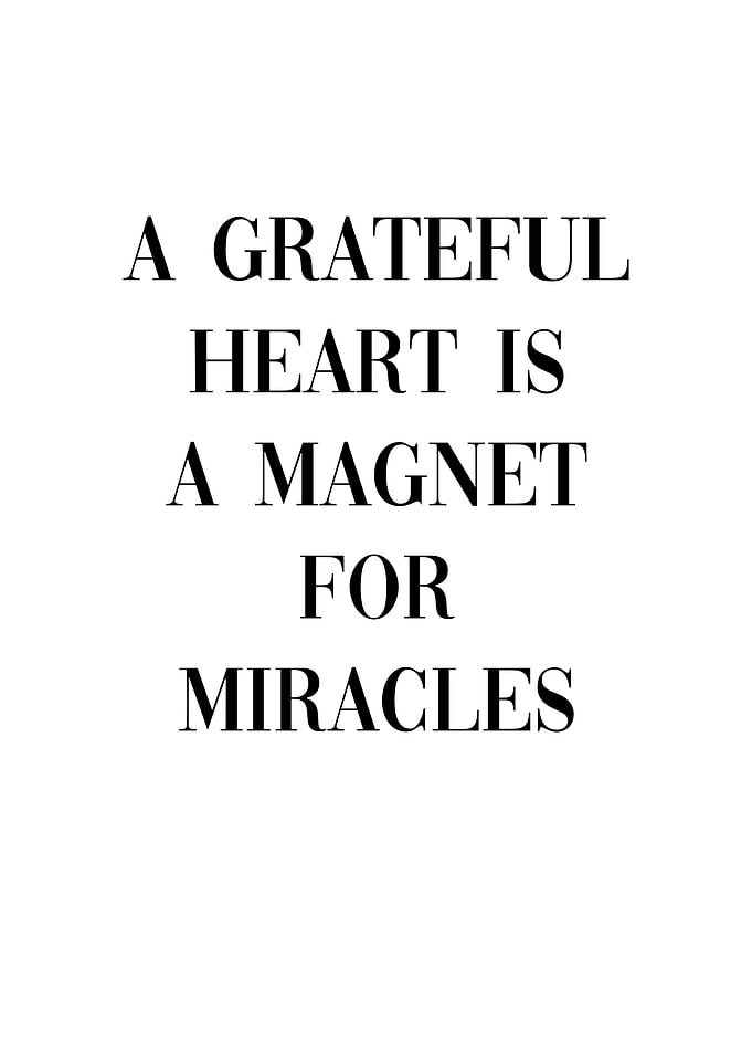 A Grateful Heart Quote