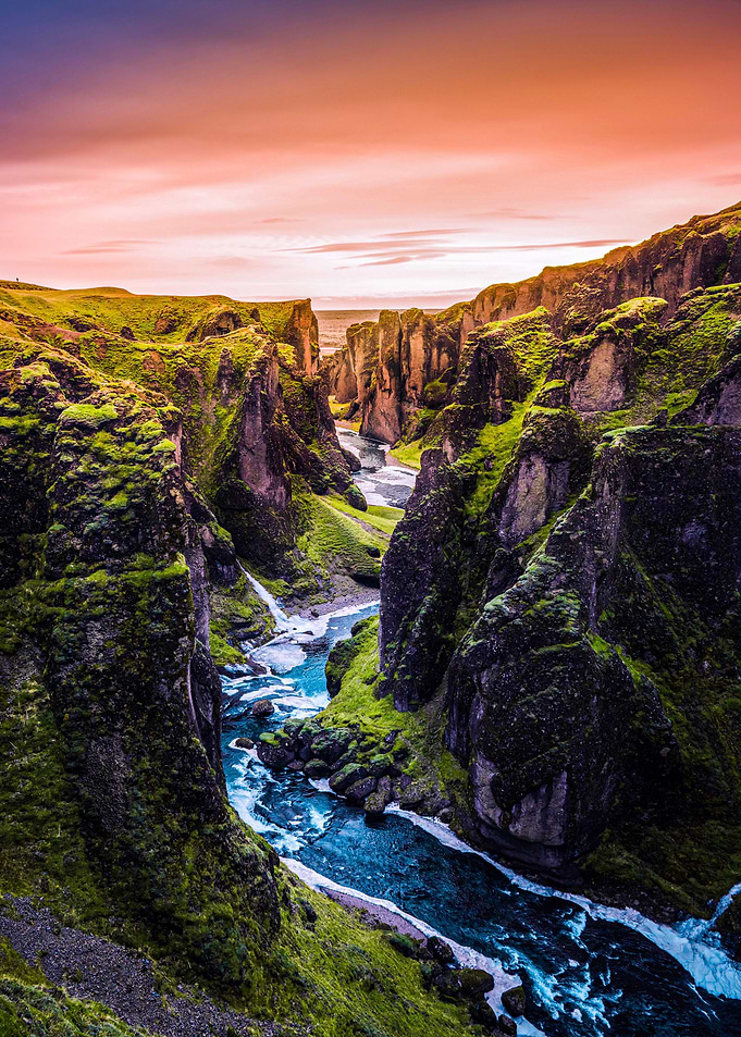 Mountain and River