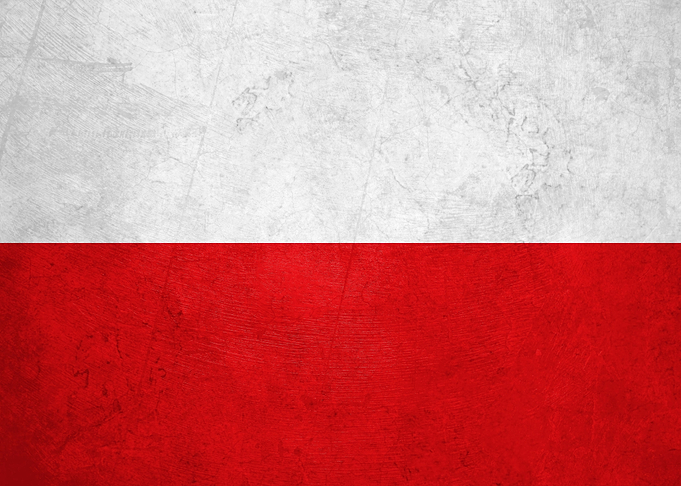Flag of Poland on Wall