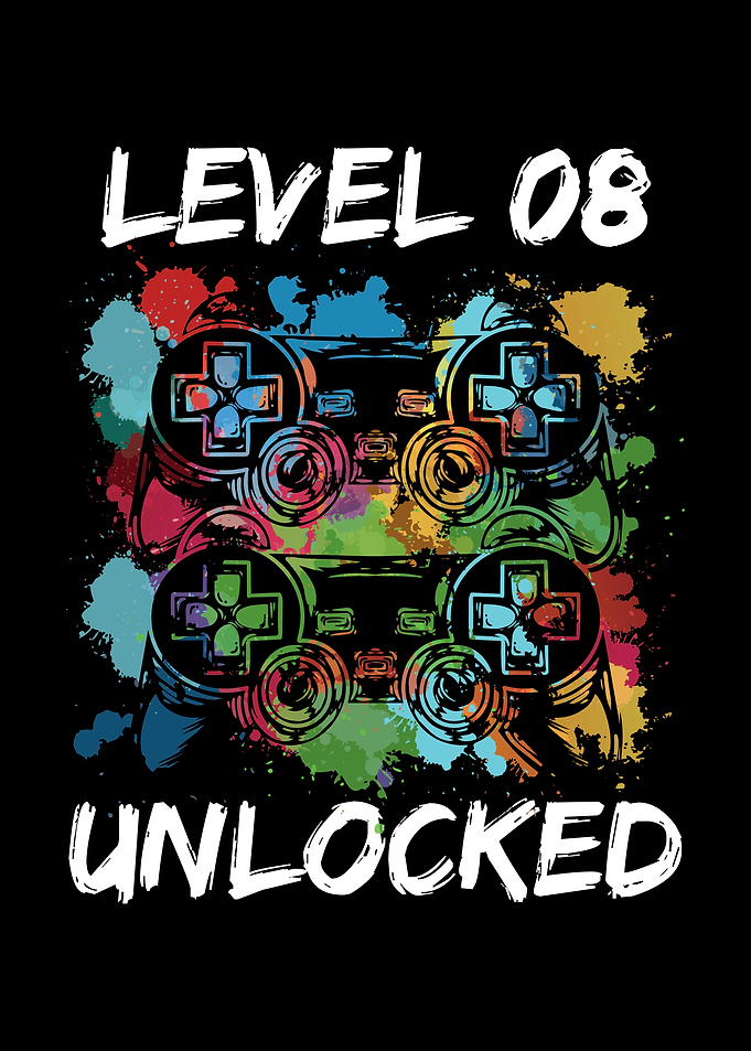8 birthday gamer level