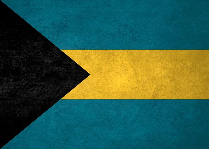 Flag of Bahamas on Wall