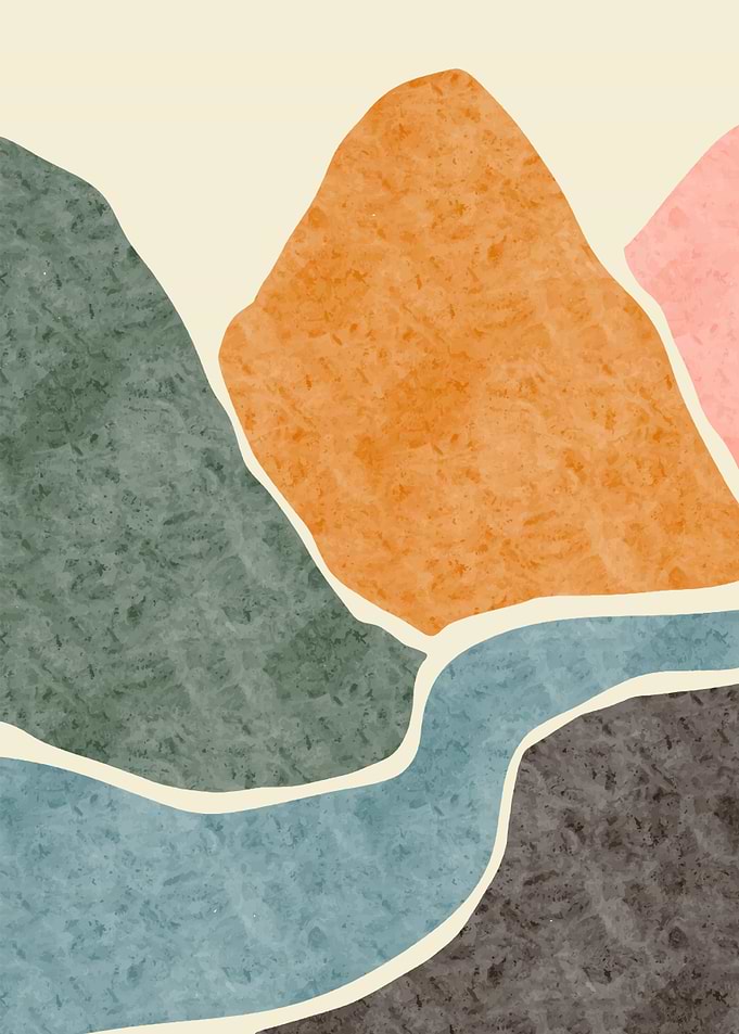 Abstract mountain