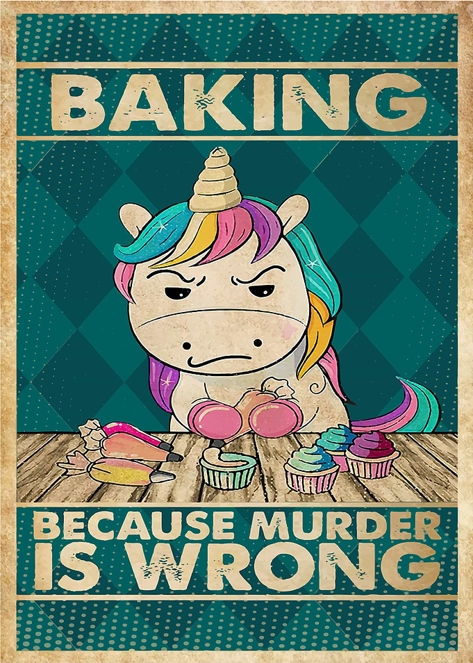 Unicorn Baking Murder Bake