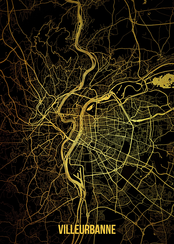 Villeurbanne Gold Map