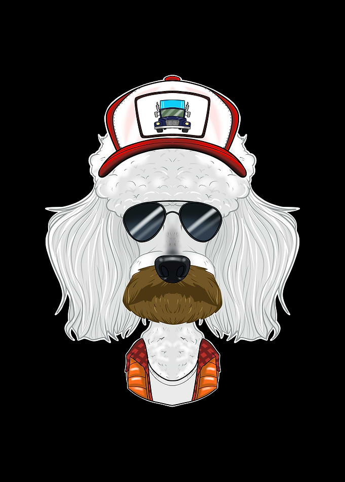 Truck Driver Poodle