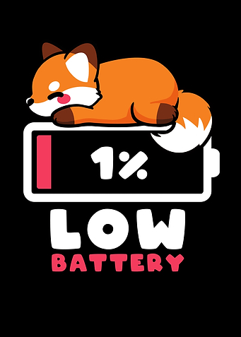 Low battery fox