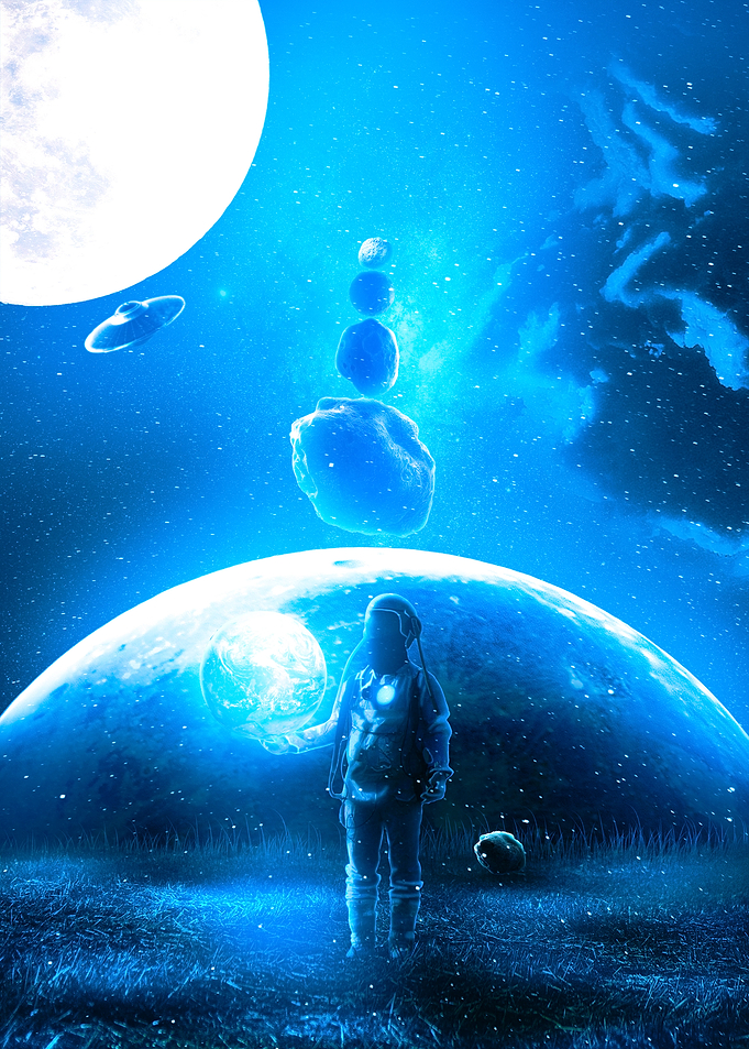 Astronaut With Earth