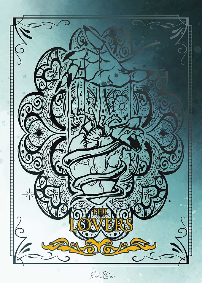 Tarot trump The LOVERS