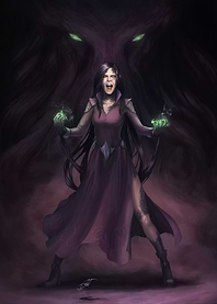 Half Elf Sorceress