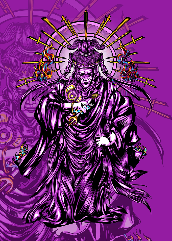 God Indra Illustration