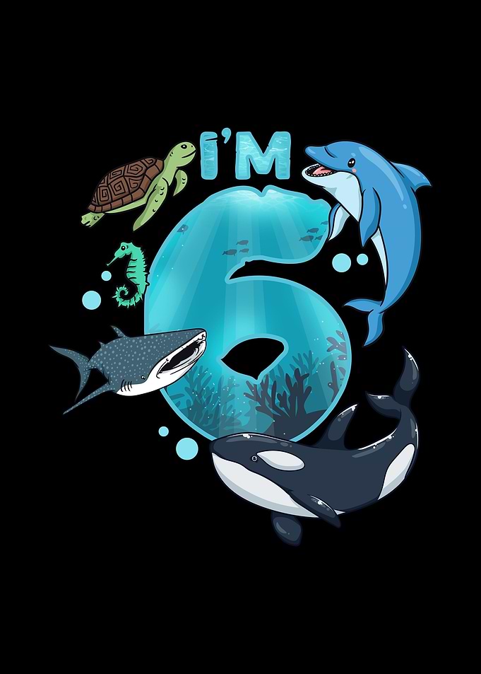 6th Birthday Sea Animals