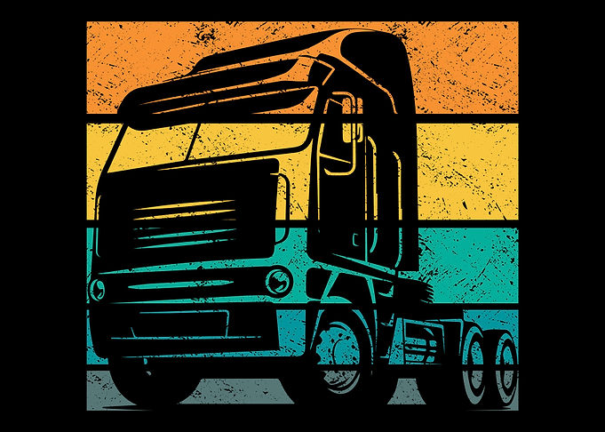 Retro Truck Driver