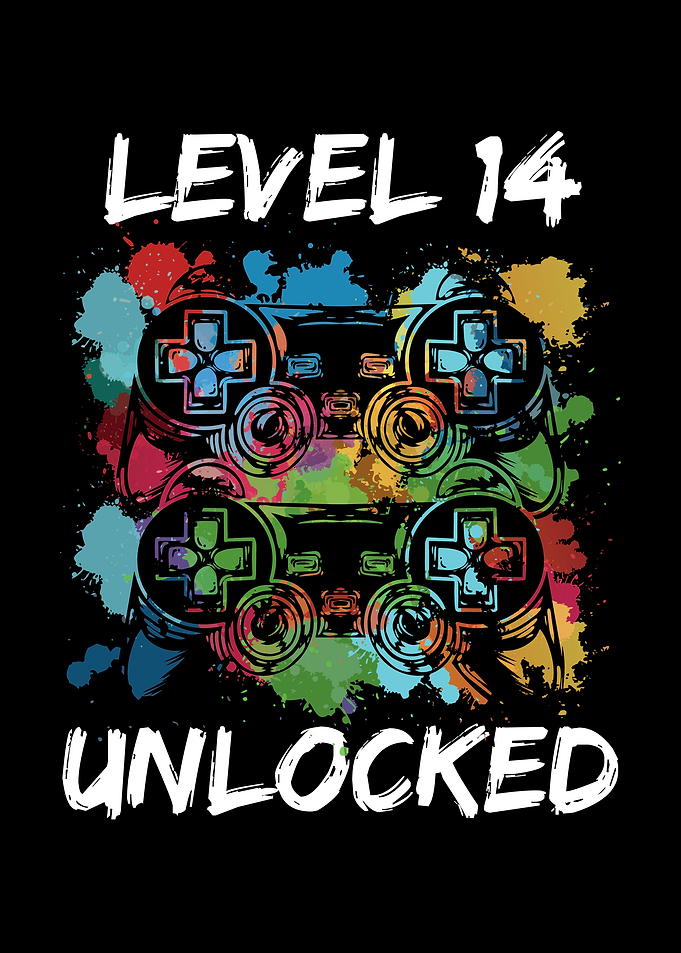 14 birthday gamer level
