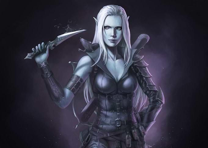 Winter Eladrin Bloodhunter