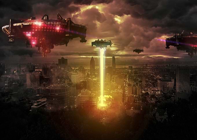 Space Earth Alien Invasion
