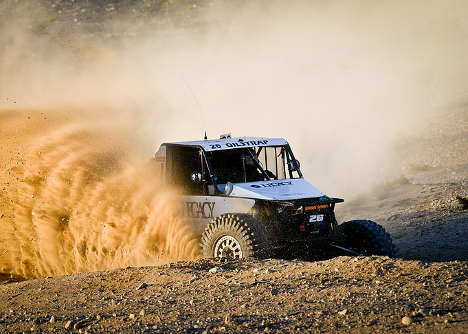 Kicking up dust