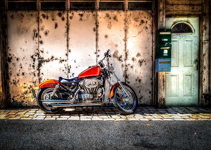 Parked Motorcycle