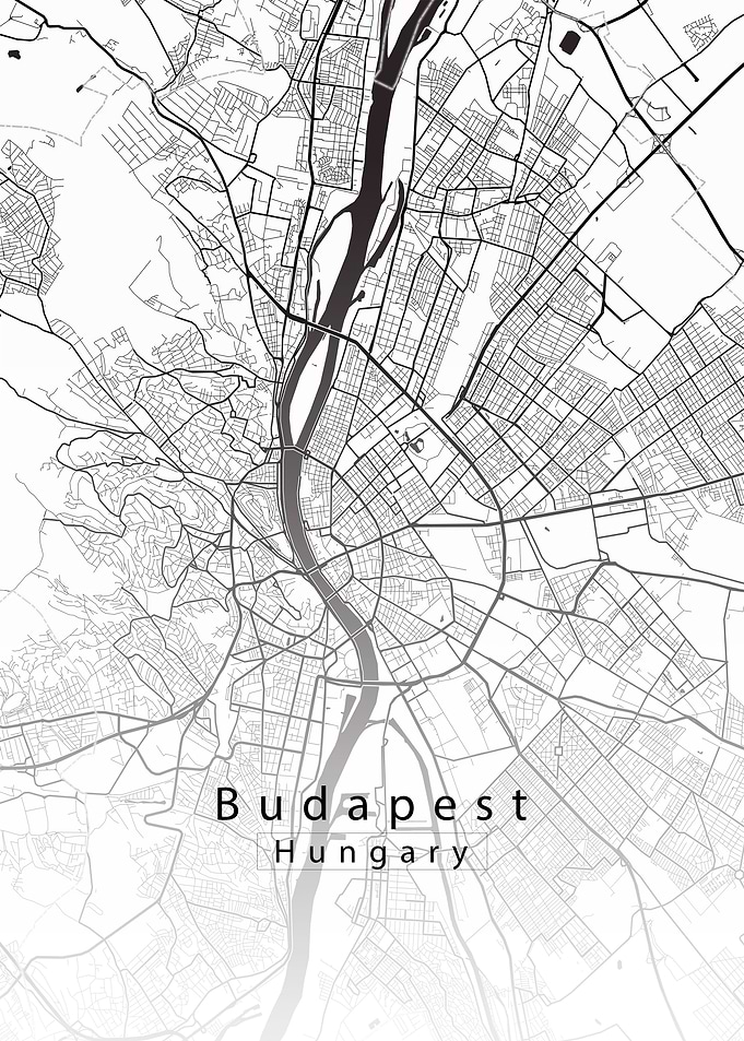 Budapest City Map