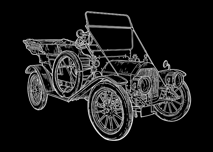 Old Car Cabriolet