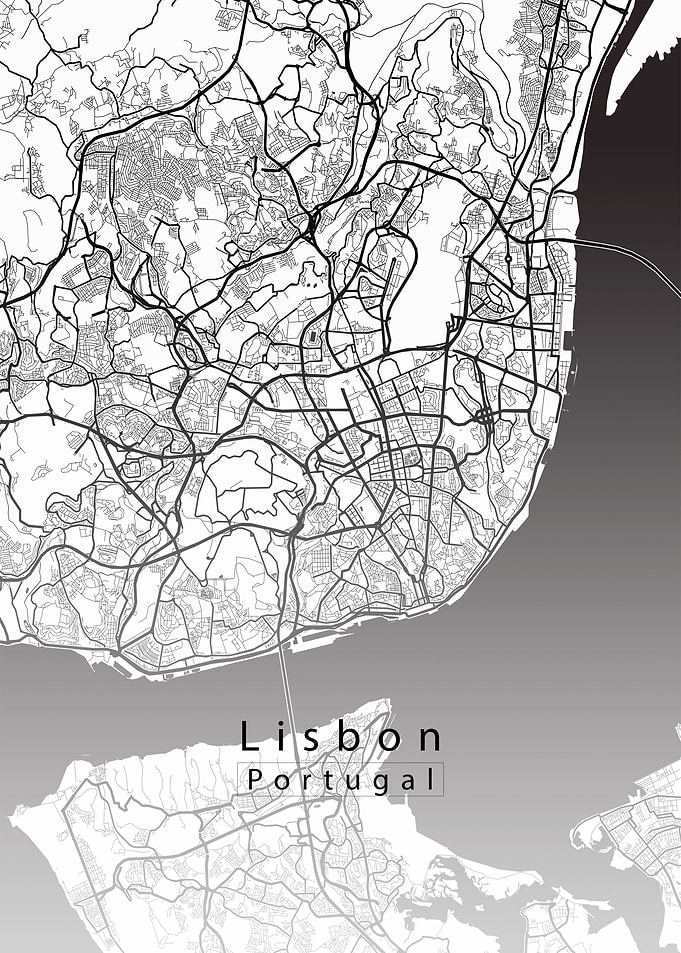 Lisbon City Map