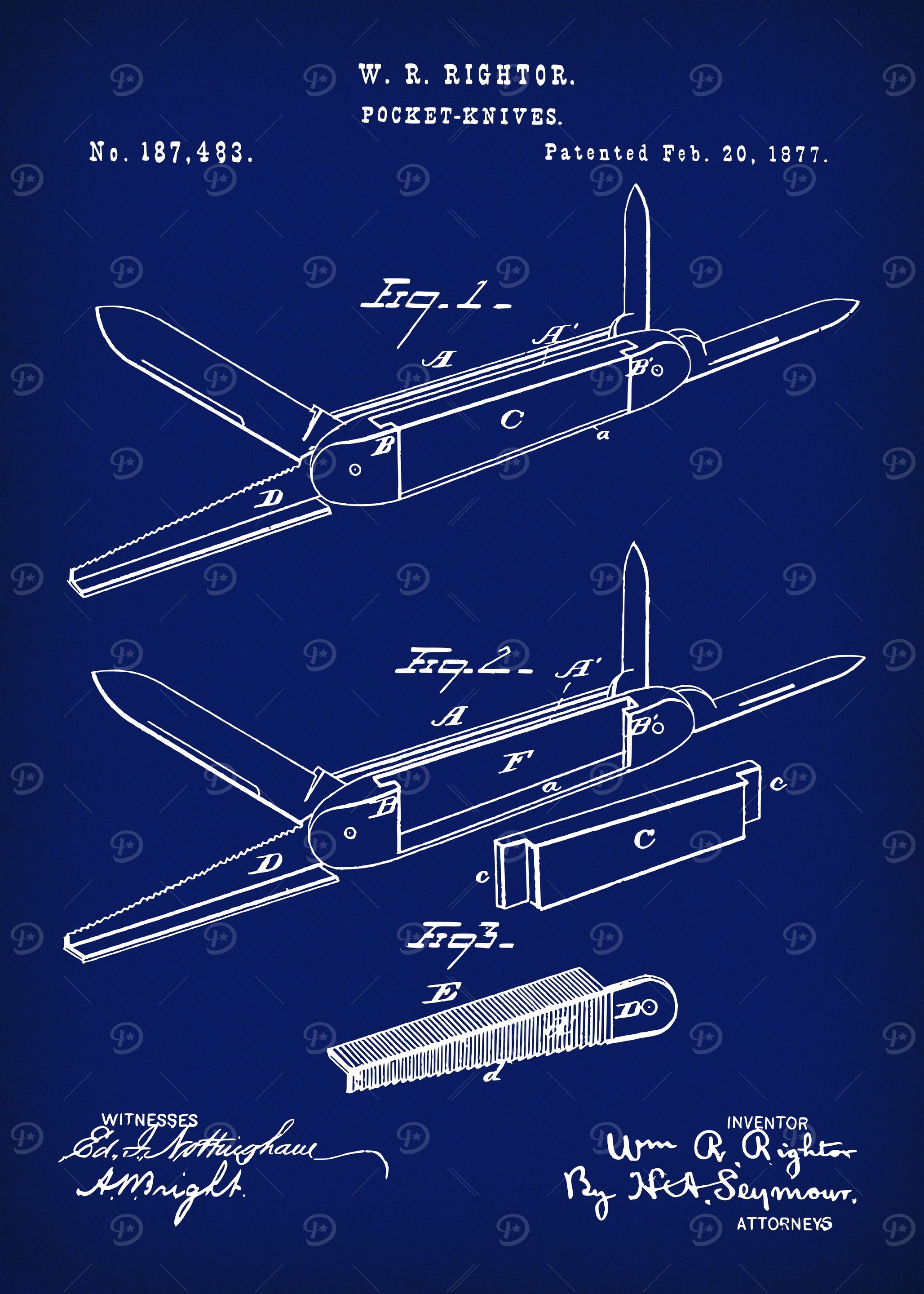 Pocket Knives Patent