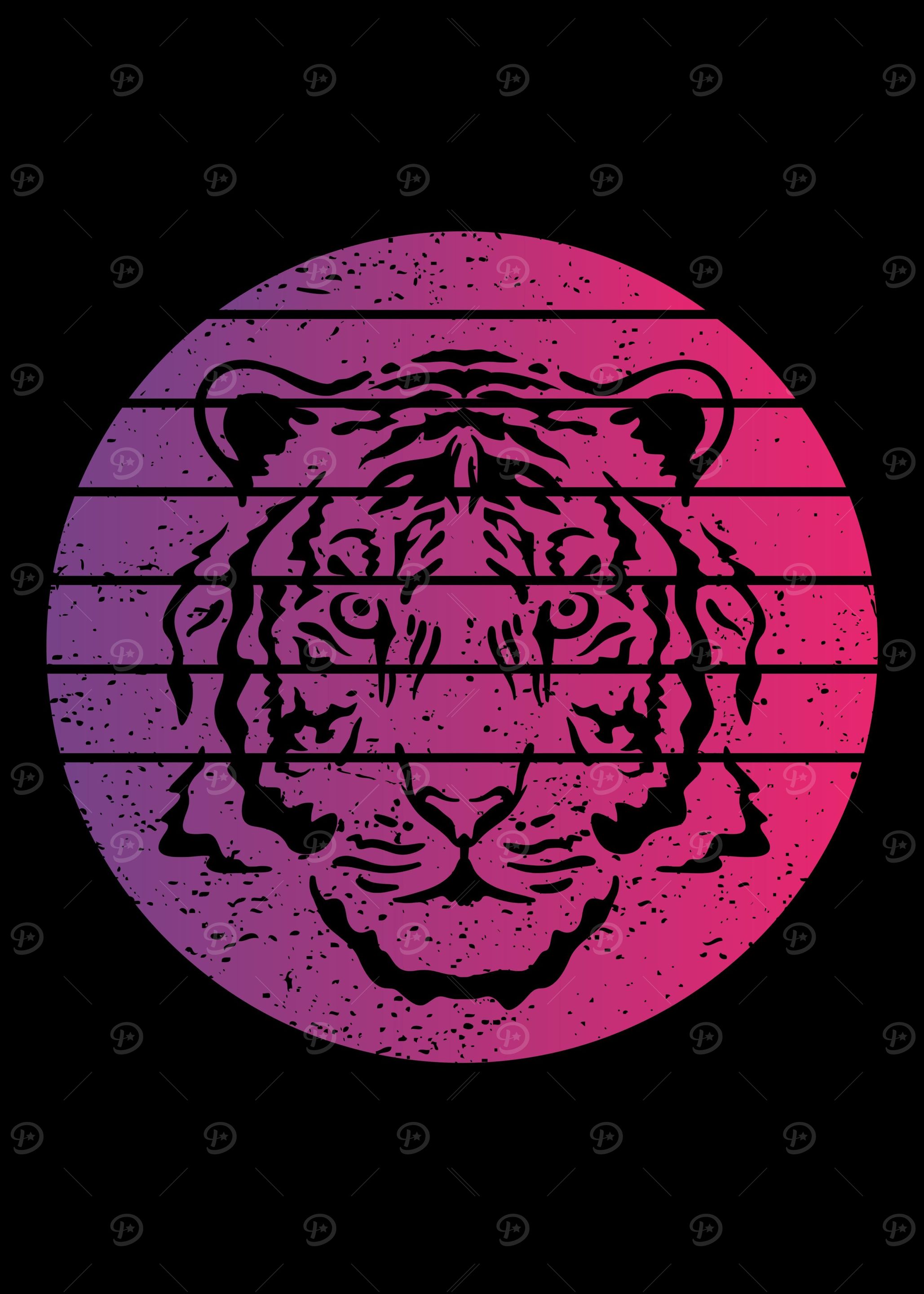 Tiger Retro Vintage