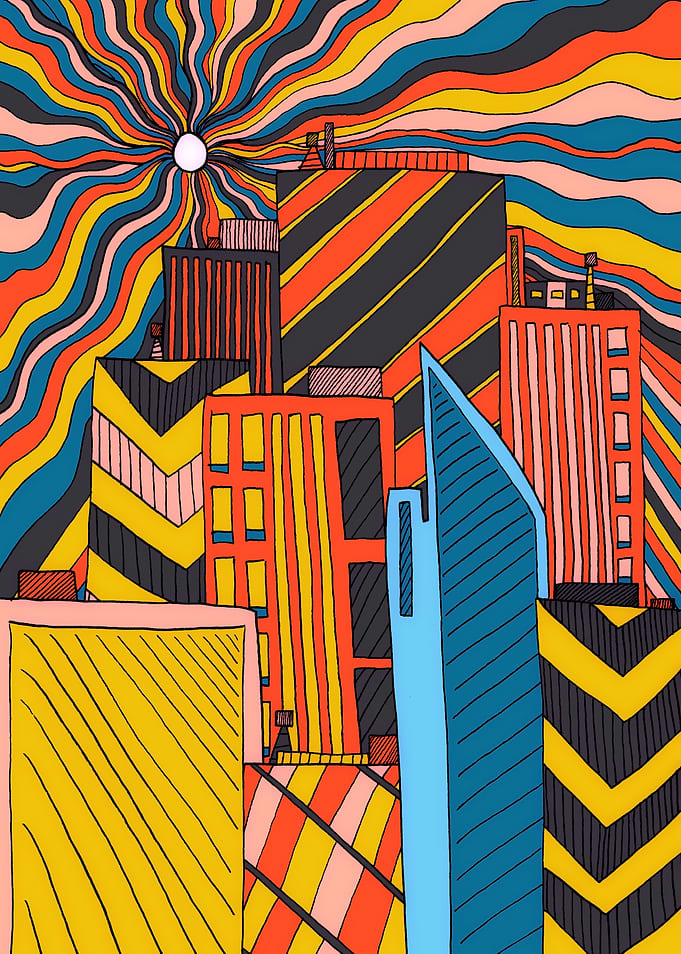 A city of colour