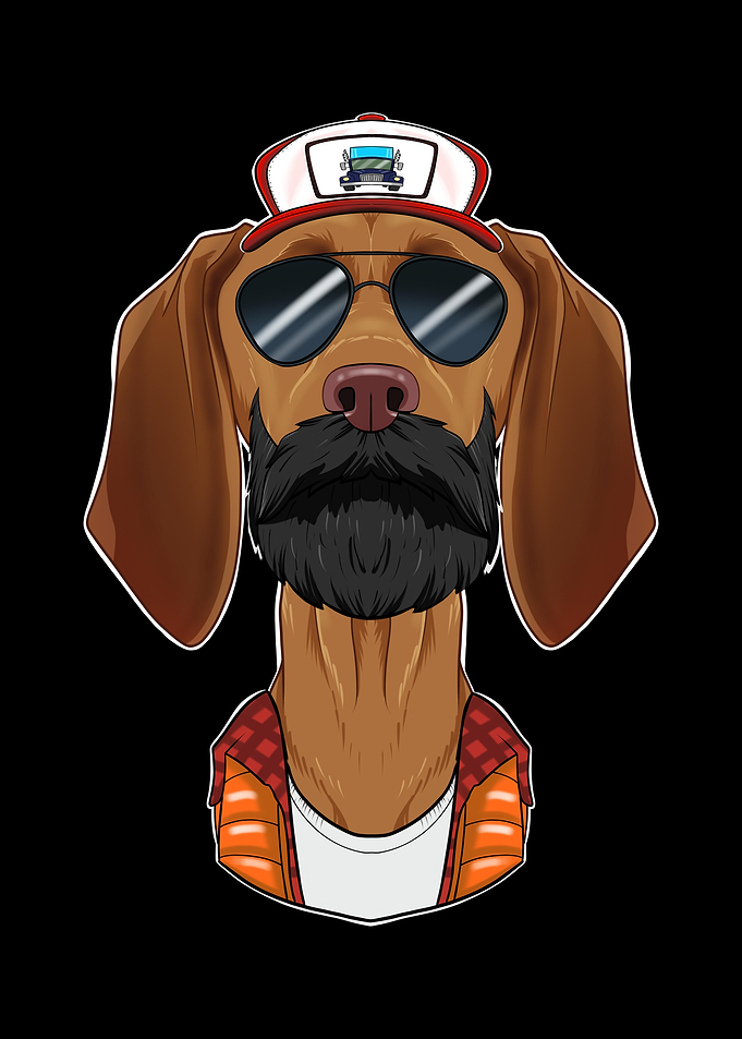 Truck Truck Driver Vizsla