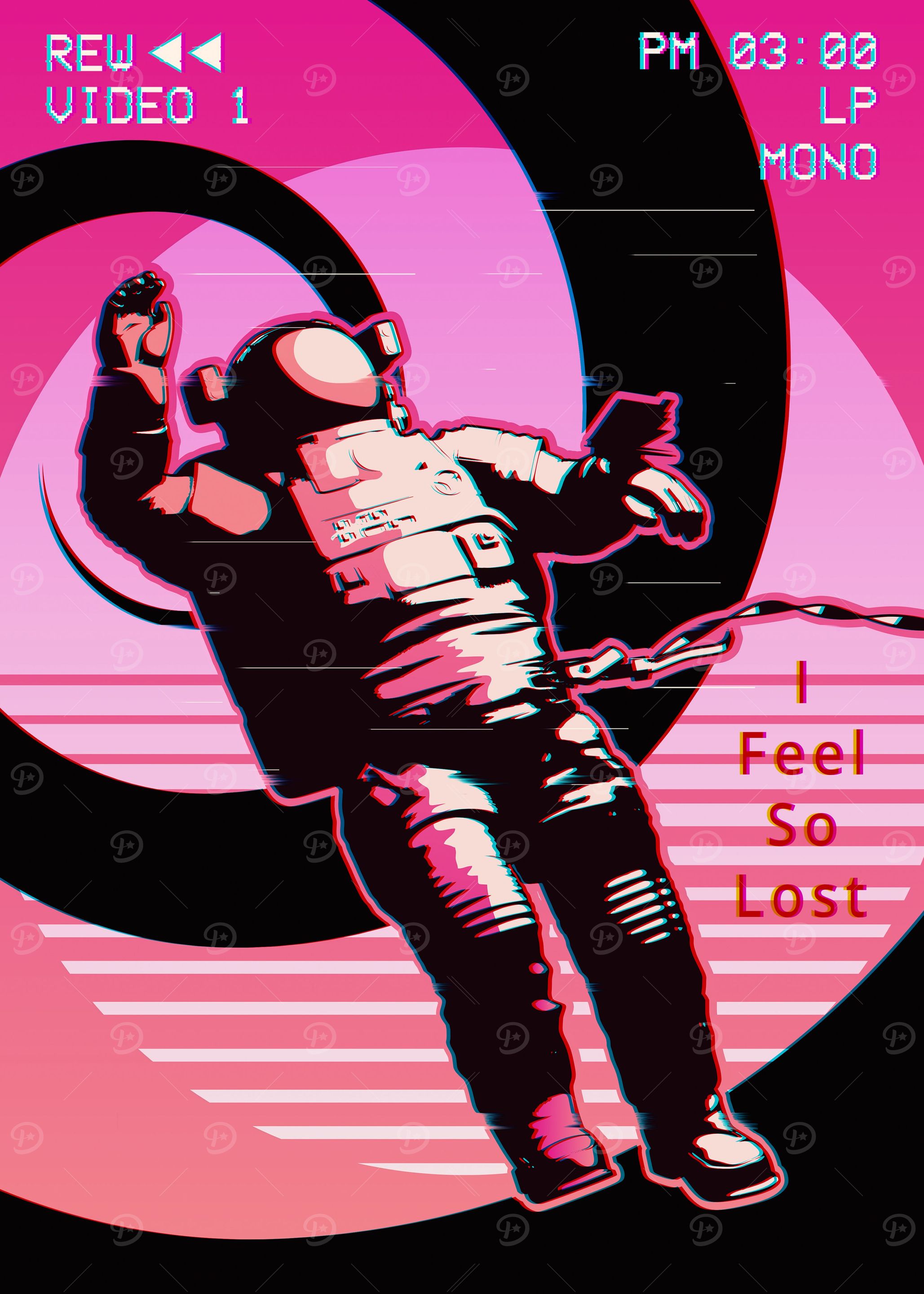 Weirdcore Space Astronaut