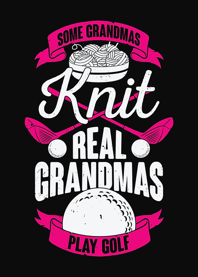 Golf Golfing Grandmother